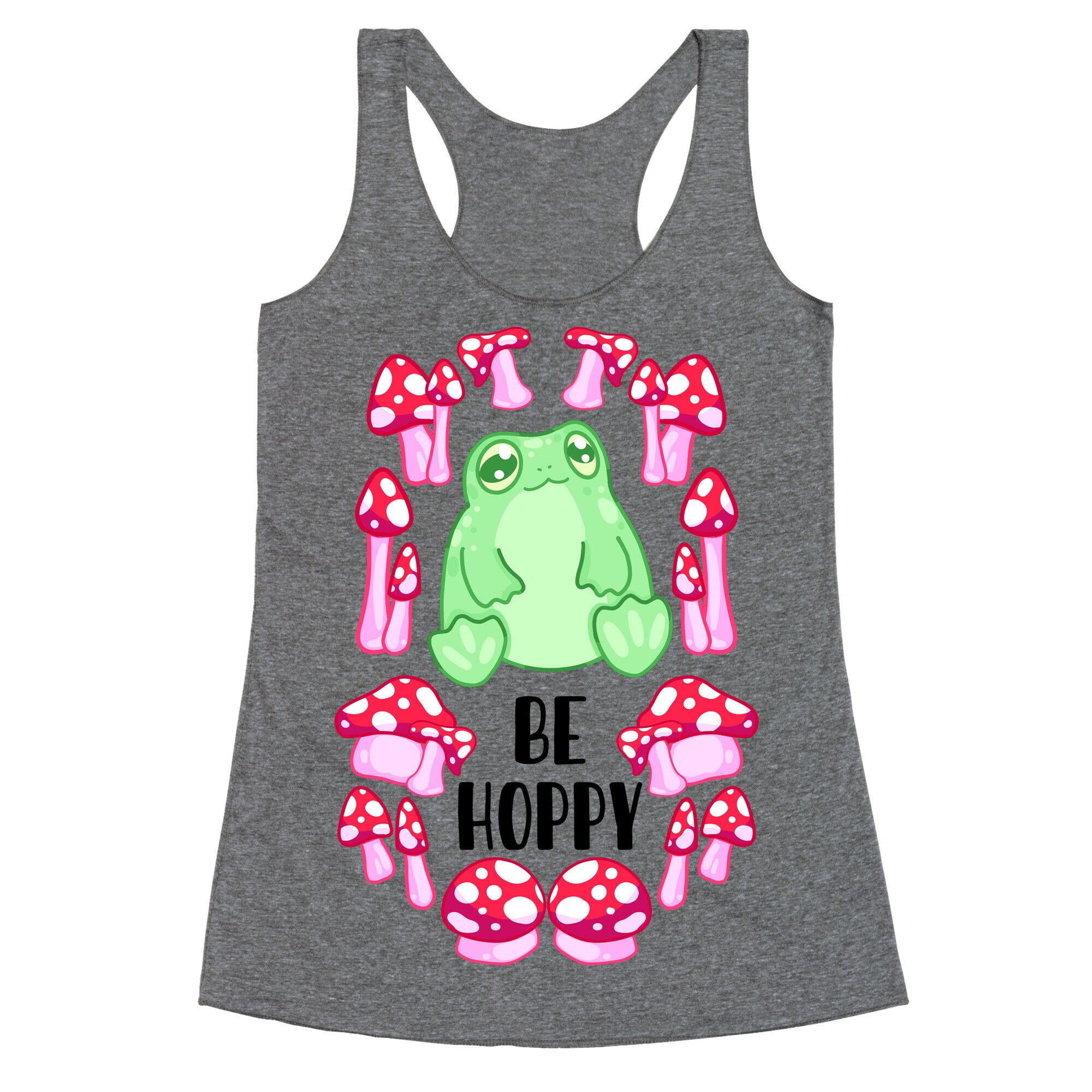 Be Hoppy Frog Racerback Tank
